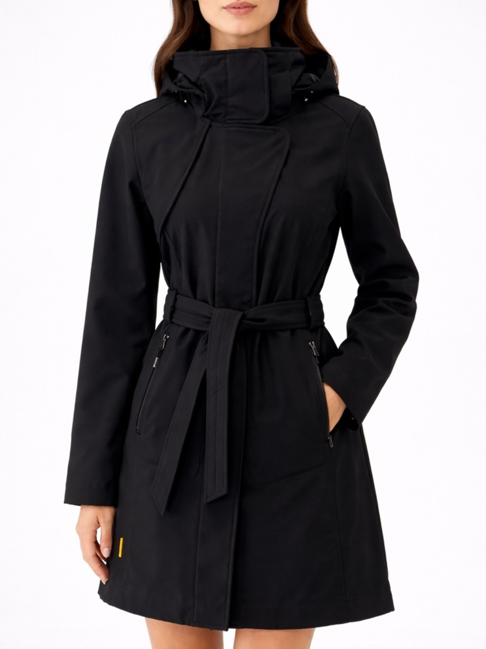 Lole Black Hooded Coat